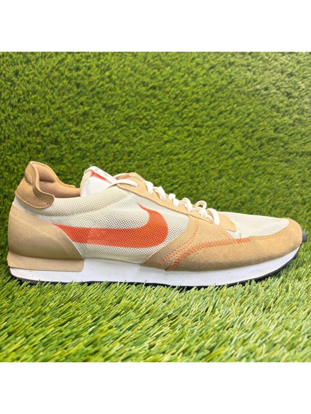 Nike Daybreak-Type Mens Size 12 Ivory Brown Athletic Running Shoes Sneakers
